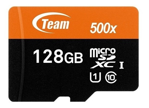 Memoria Micro Sd Team Group 128gb Clase 10 Adaptador Celular