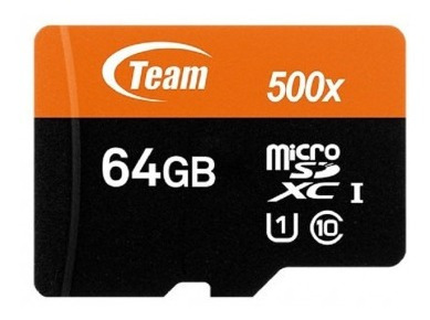 Memoria Micro Sd Team Group 64gb Clase 10 Adaptador Celular