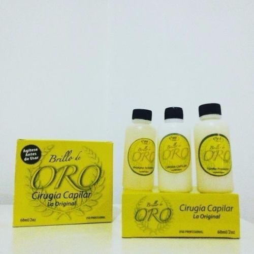 Oferta! Cirugia Capilar Brillo De Oro De 60ml