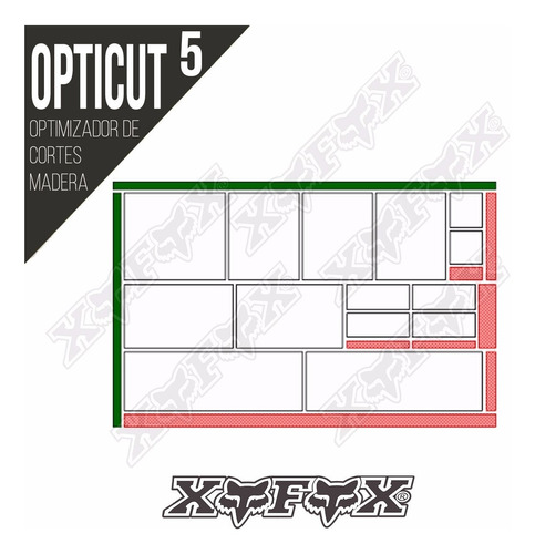 Opticut 5 Optimizador De Cortes Tableros Perfiles