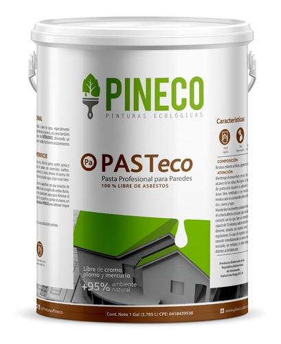 Pasta Profesional - Pineco Pasteco (1/4 Galón)