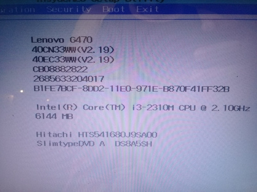 Repuestos Lenovo G470 Laptop