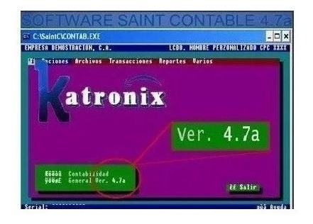 Saint Contabilidad Ver. 4.7a Multiempresa Licencia Ilimitada