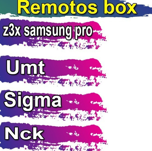 Servicios Remoto Box Nck Octoplus Z3x Samsung Liberacion Frp