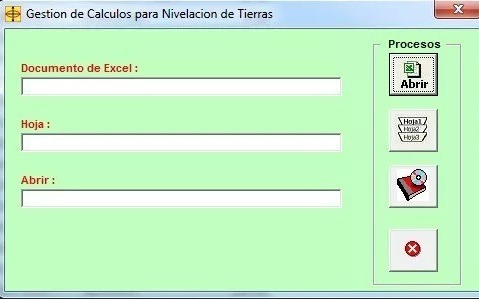 Software Calculo Nivelacion De Tierras - Datos Desde/a Excel