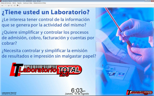 Software Para Laboratorio Clínico Laboratorio Total 2.0