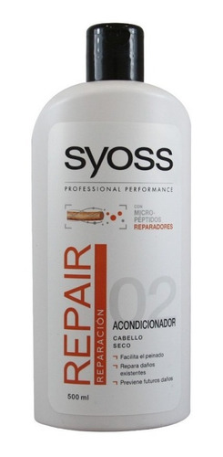 Syoss Repair Therapy Shampoo&acondicionador De 500ml