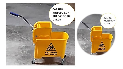 Tobo Mopero De 20 Litros (carrito)somos Tienda Física