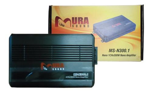 Amplificador Nano Digital Monoblock 1 Ch X 300w Mura Sound