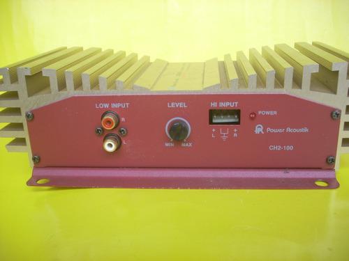 Amplificador Para Vehiculos Marca Power Acoustik Ch2-100