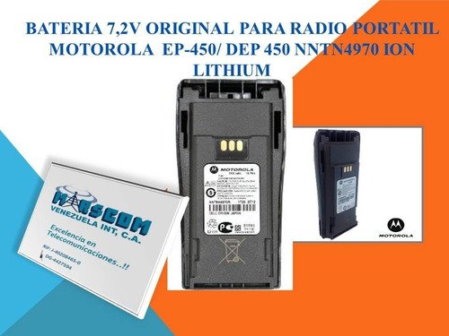 Batería Para Radio Portátil Motorola Ep-450 Dep-450
