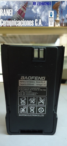 Bateria Para Radio Baofeng Uv-6