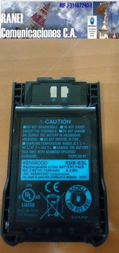 Bateria Para Radio Kenwood Original Knb63l