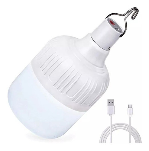 Bombillo Led Recargable 20w Usb Lampara 8 A 10 Horas Chacao