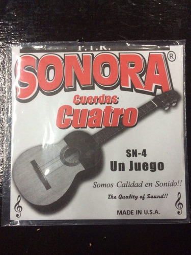 Cuerdas Para Cuatro (sonora) Usa -color