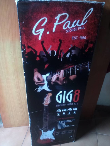 Guitarra Eléctrica George Paul Amplificador Accesorios