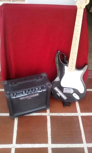 Guitarra Eléctrica Y Amplificador Behringer