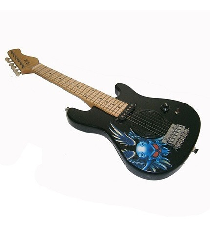 Guitarra Electrica Pequeña Azul.