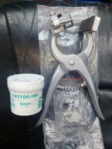 Kit Tatuador Para Ganado Newway