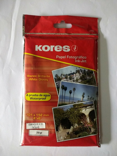 Papel Fotografico Postal Ink-jet Kores