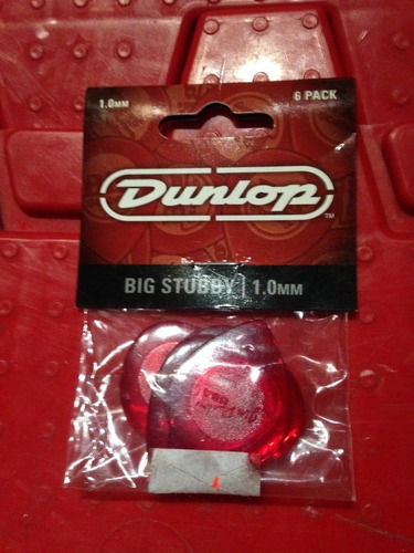 Púas Marca Dunlop Paquetes X 6 De 1.0mm.nuevo