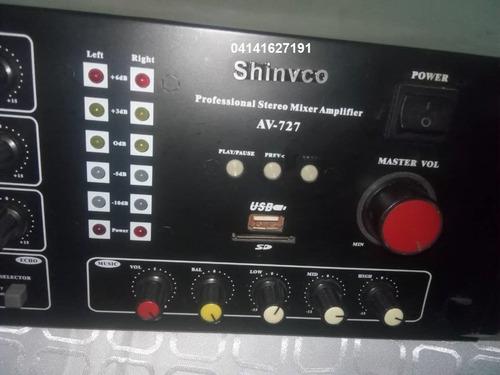 Planta Amplificador Shinvco Av-727 Sonido (negociable)