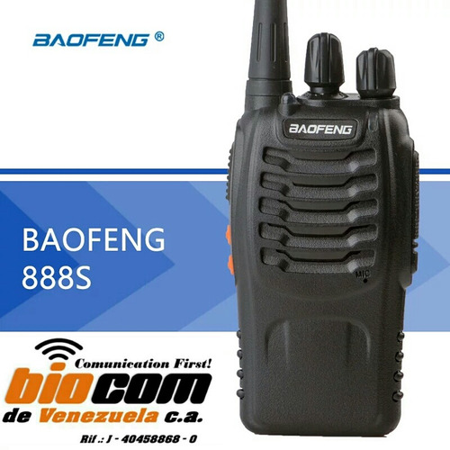 Radio Baofeng 888s Con Manos Libres Uhf  Mhz*