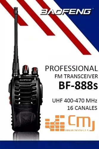 Radio Baofeng 888s Uhf + Manos Libres Oferta