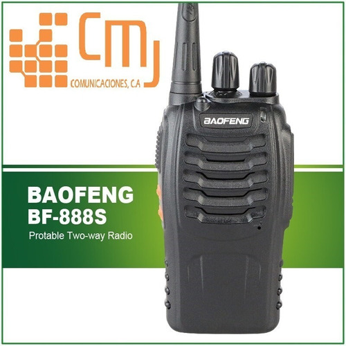 Radio Baofeng 888s Uhf Transmisor mhz + Manos Libres