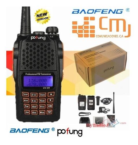 Radio Portatil Baofeng Modelo Uv-6r Similar Uv82 Uv5r Icom