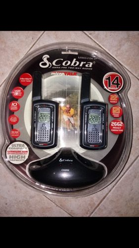 Radio Transmisor Walkie Talkies Marca Cobra