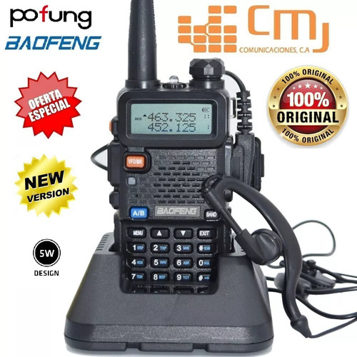 Radio Vhf -uhf Portatil Trasmisor Baofeng Uv-5r