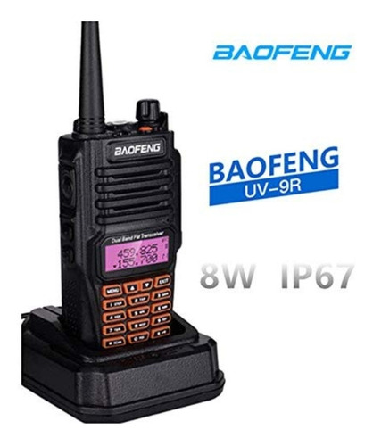 Radios Baofeng Uv9r Plus Dual Band Vhf Uhf Ip67 Agua Golpes