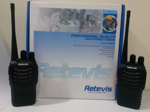 Radios Transmisores Marca Retevis 16 Canales (el Par)