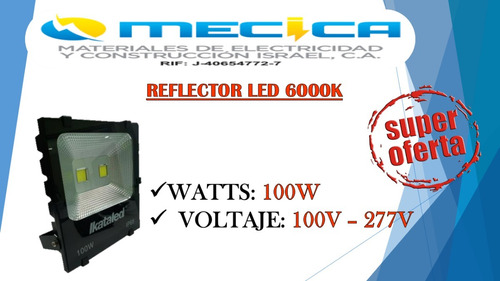 Reflector Led 100w k Al v