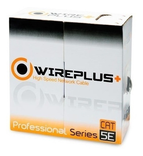 Cable De Red Utp Cat 5e Caja De 205 Metros Wireplus 