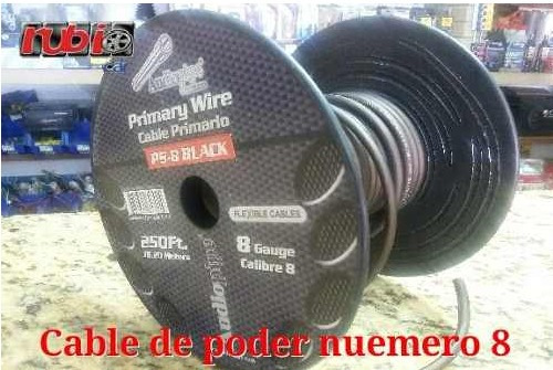 Cable De Sonido Nro 8 Audio Pipe Bobina 75 Metros