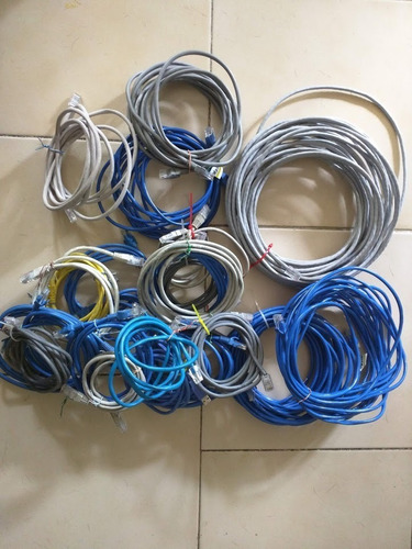 Cables De Red Internet Con Conectores