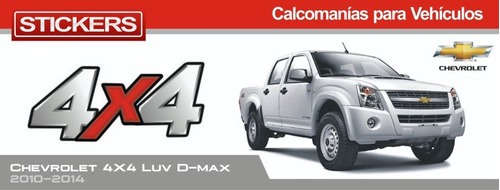 Calcomania 4x4 Luv Dmax D-max L 