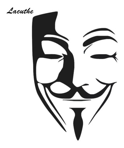 Calcomania Adhesiva De Anonymous V De Vendetta