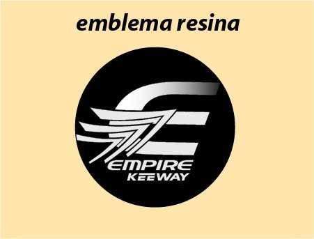 Calcomania Emblema Empire Keeway Relieve En Resina