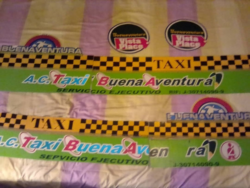 Calcomania Imantada Para Taxi