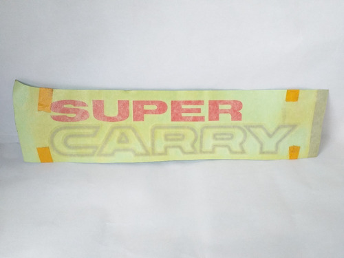 Calcomania Super Carry Original (cod008)