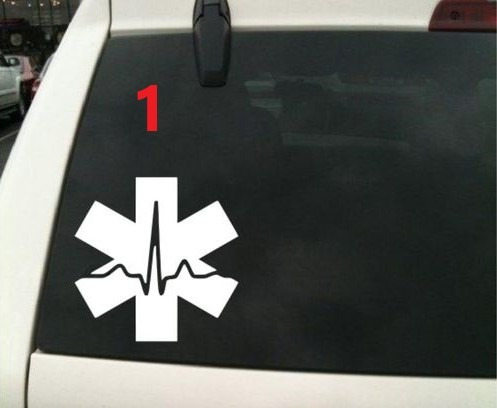 Calcomanias Paramedico Rotuladas Para Tu Carro