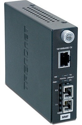 Convertidor Trendnet Tfc-110msc Fo Sc Multimodo 100base-tx