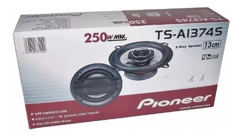 Cornetas Pioneer Ts- As 13cm 250w Sonido Carro Nueva