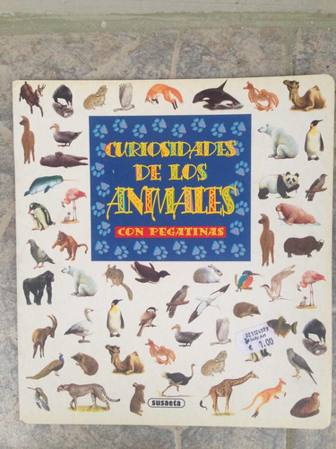 Curiosidades De Los Animales Con Calcomanias Full Color