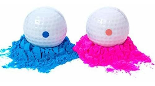 Genero Revela Pelota Golf Rosa One Color Azul Tee