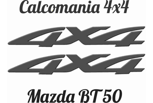 Kit Calcomanias 4x4 Mazda Bt50 / B