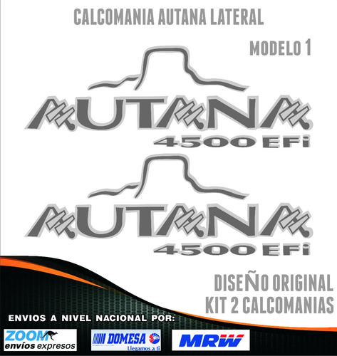 Kit Calcomanias Autana 